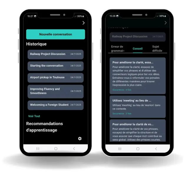 Une expérience personnalisée et évolutive   Chaque collaborateur bénéficie d’un parcours sur mesure, adapté à son rôle, à son niveau actuel et à ses objectifs. Les contenus et recommandations s’ajustent automatiquement à sa progression. Apprenez de vos erreurs grâce à des conseils ciblés et améliorez vous en continu.
