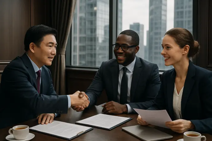 Ouverture de nouveaux marchés Une PME identifie de nouveaux fournisseurs en Europe de l’Est. Un dirigeant prépare son expansion en Afrique, sans stress linguistique. Un acheteur sécurise ses négociations en Asie grâce à Striax.